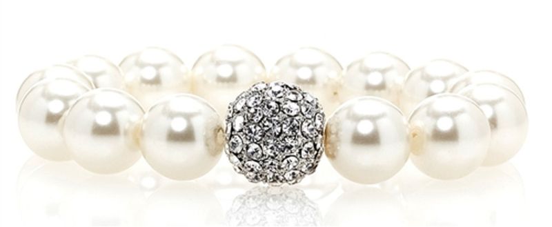 Armbånd Swarovski  perler 