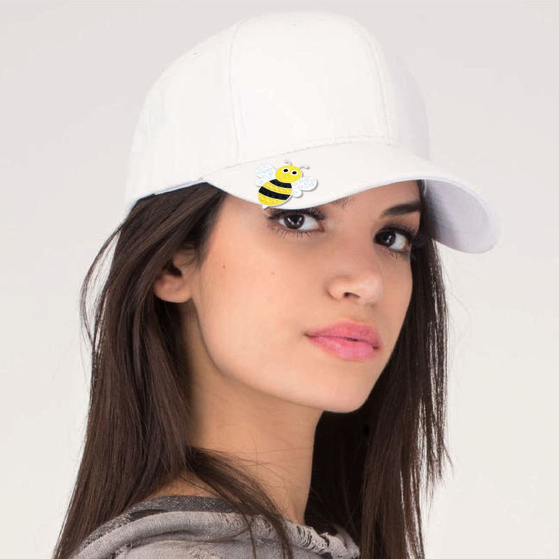 Hat Clip med Swarovski Crystal markør (Bie)