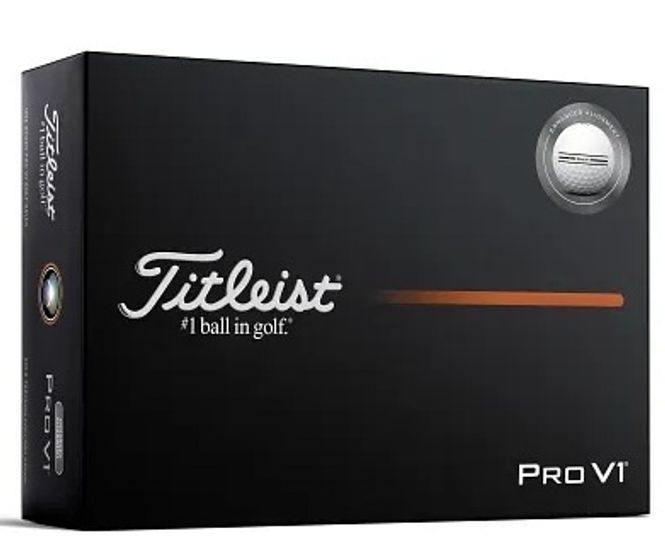 Hovedbilde Titleist PRO V1 AIM Enhanced m/personlig tekst