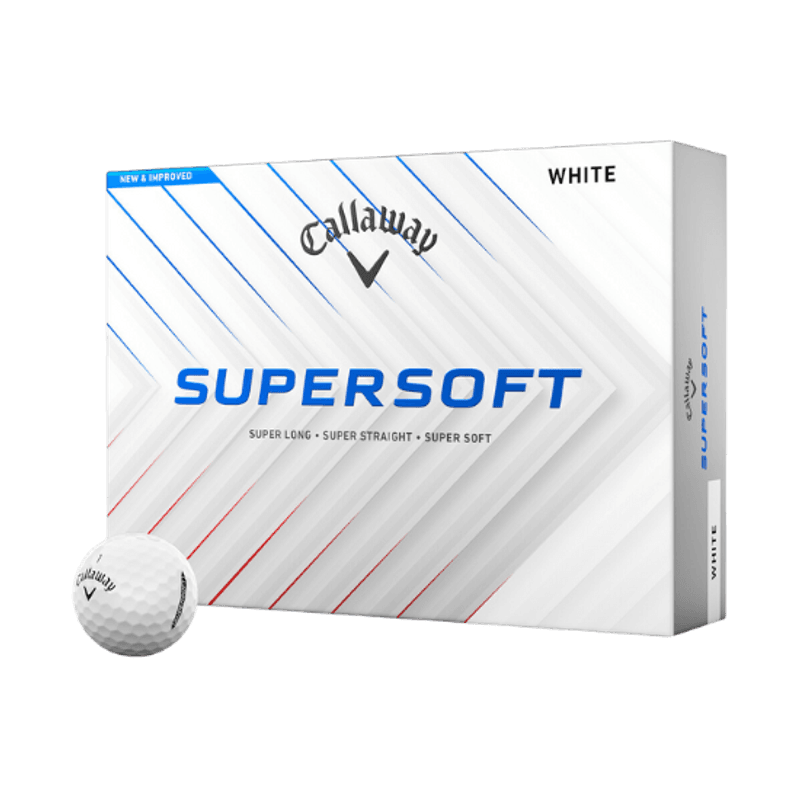 12 dusin Callaway SuperSoft (Standard ball uten logo)