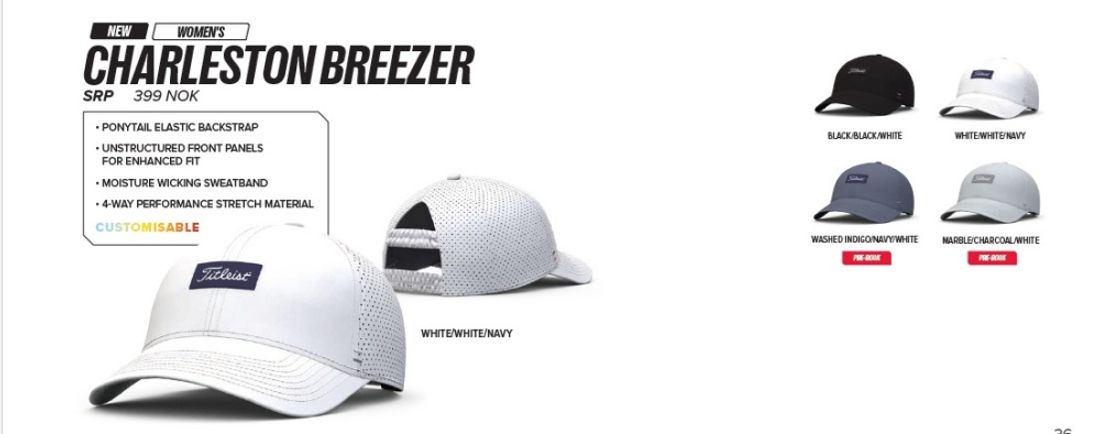 Titleist  Charlestone Breezer Caps (Dame)