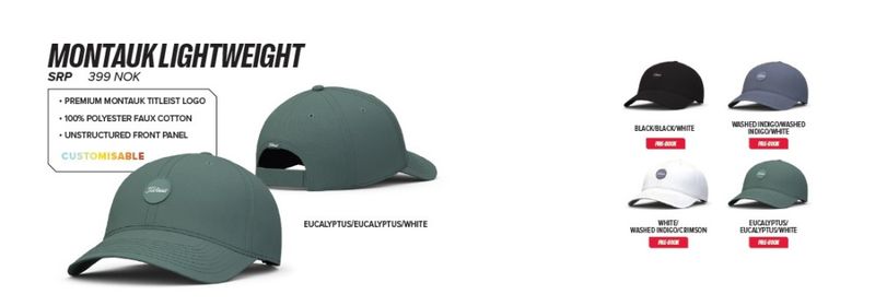 Titleist Montauk Lightweight Caps