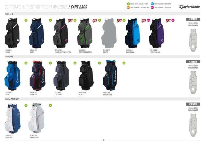 TaylorMade Pro Trallebag