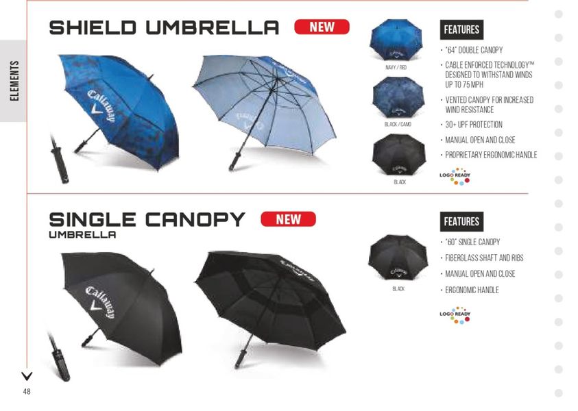 Callaway 60" Single Canopy Umbrella