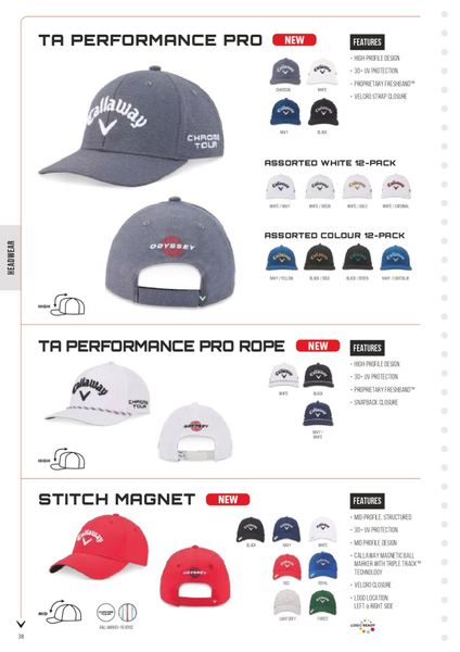 Callaway Stitch Magnet Caps