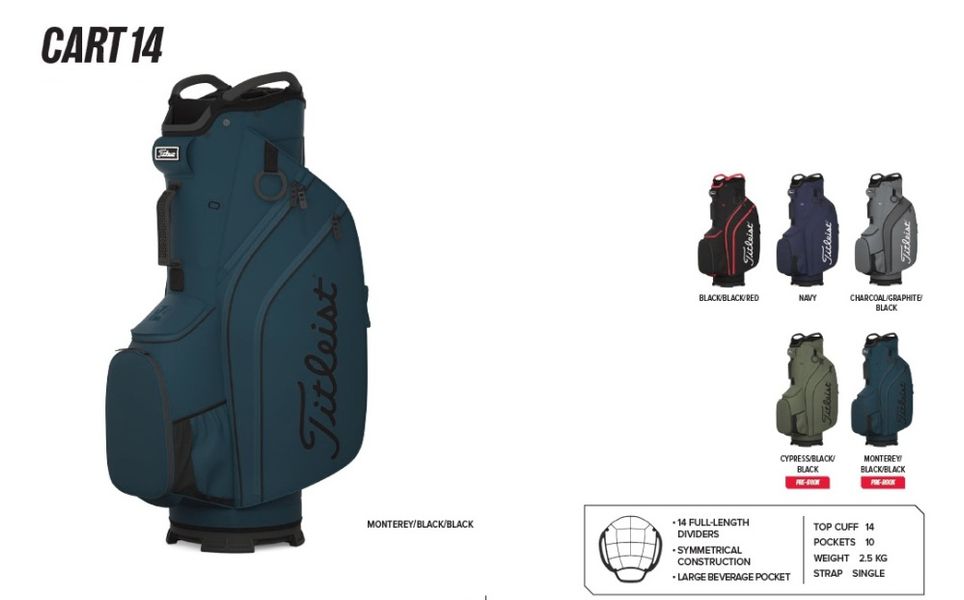 Titleist  Cart 14 trallebag