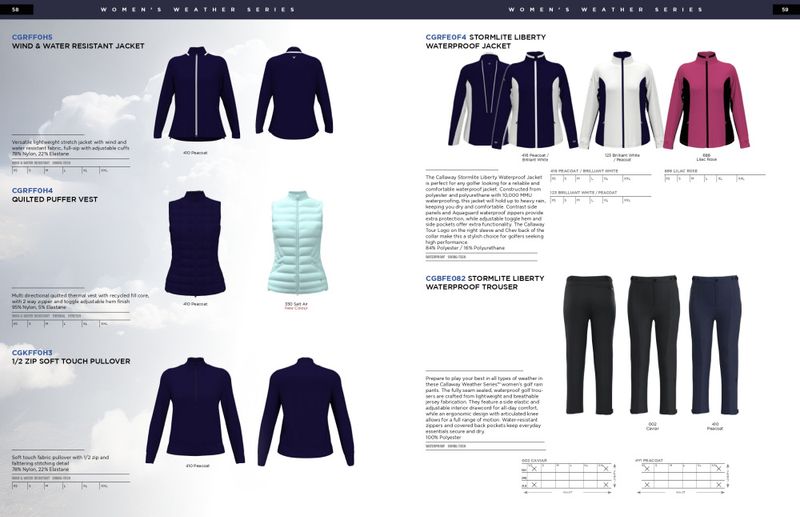 Callaway Stormlite Liberty regnjakke