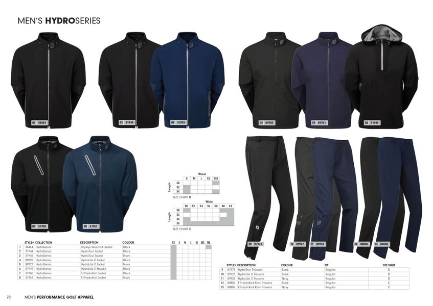 FootJoy HydroLite  X  regnbukse